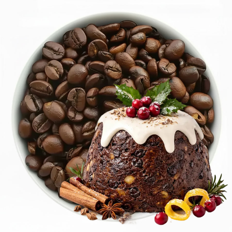 Christmas Pudding Flavored Coffee Christmas Pudding Flavored Coffee