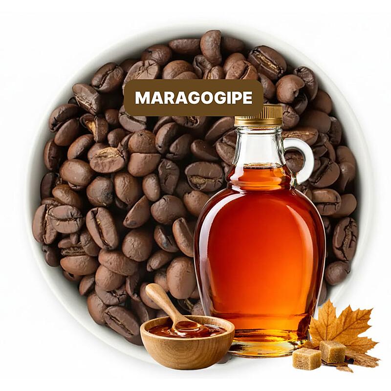 Maple Syrup Maragogipe Flavored Coffee Maple Syrup Maragogipe Flavored Coffee